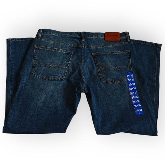 NWOT Lucky Brand Blue Straight Jeans SIZE 36/30 - Picture 5 of 7
